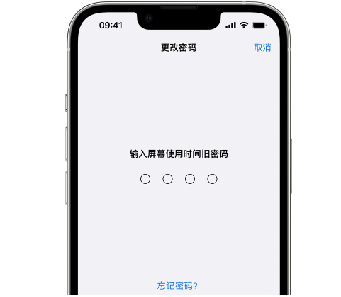 干河街道iPhone屏幕维修分享iPhone屏幕使用时间密码忘记了怎么办 