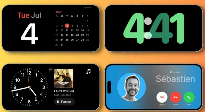 干河街道苹果手机维修分享iOS17横屏充电待机显示有什么好处 