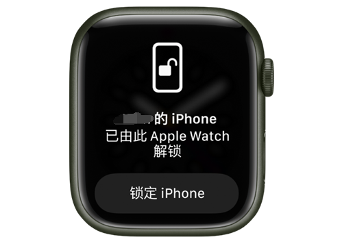 干河街道苹果手机维修分享用 AppleWatch 解锁配备面容 ID 的 iPhone方法 