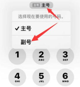 干河街道苹果14维修店分享iPhone 14 Pro Max使用副卡打电话的方法 