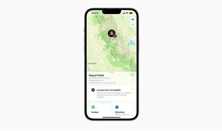 干河街道苹果14维修分享iPhone14系列中 FindMy功能通过卫星分享位置方法教程 