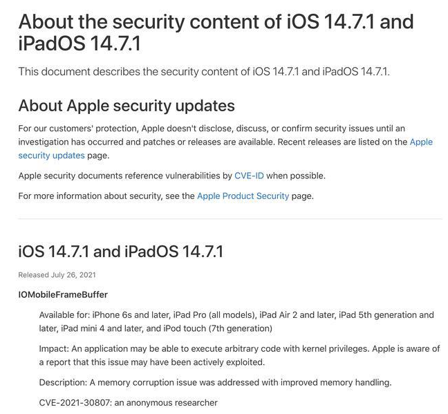 干河街道苹果手机维修分享iOS 14.7.1 正式版更新内容及升级方法 